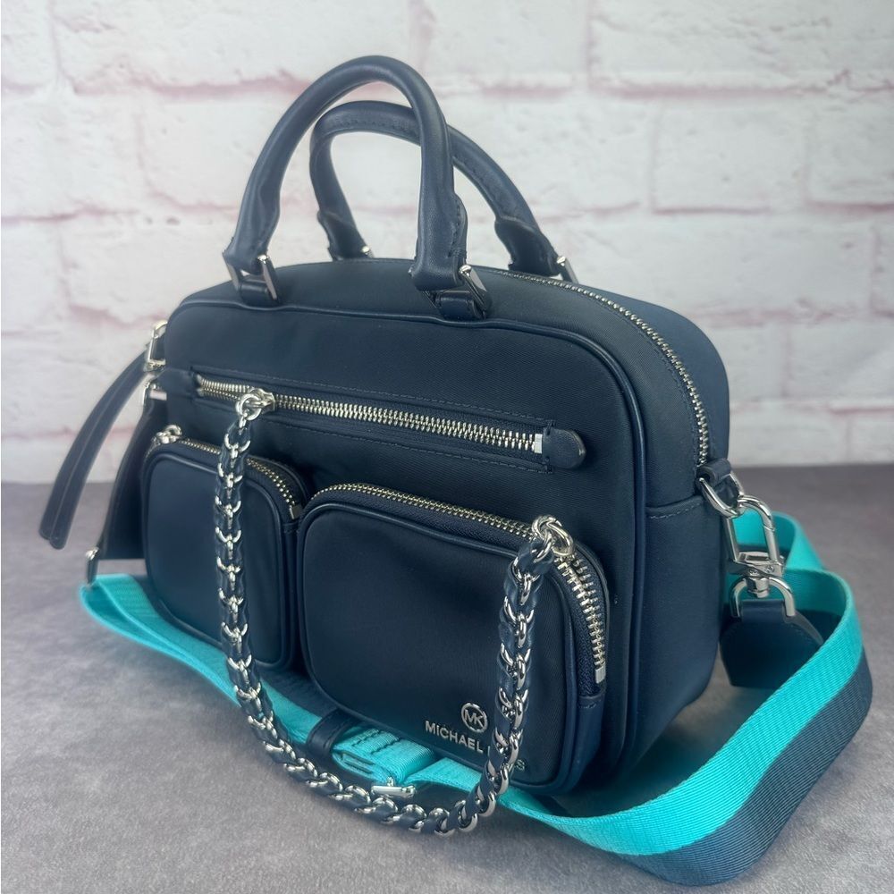 Michael Kors Elliot Utility Blue Women's Messenger Bag